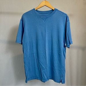 blue woolrich tee
